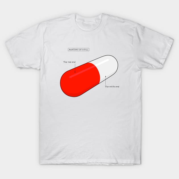 Anatomy of a Pill T-Shirt by helengarvey